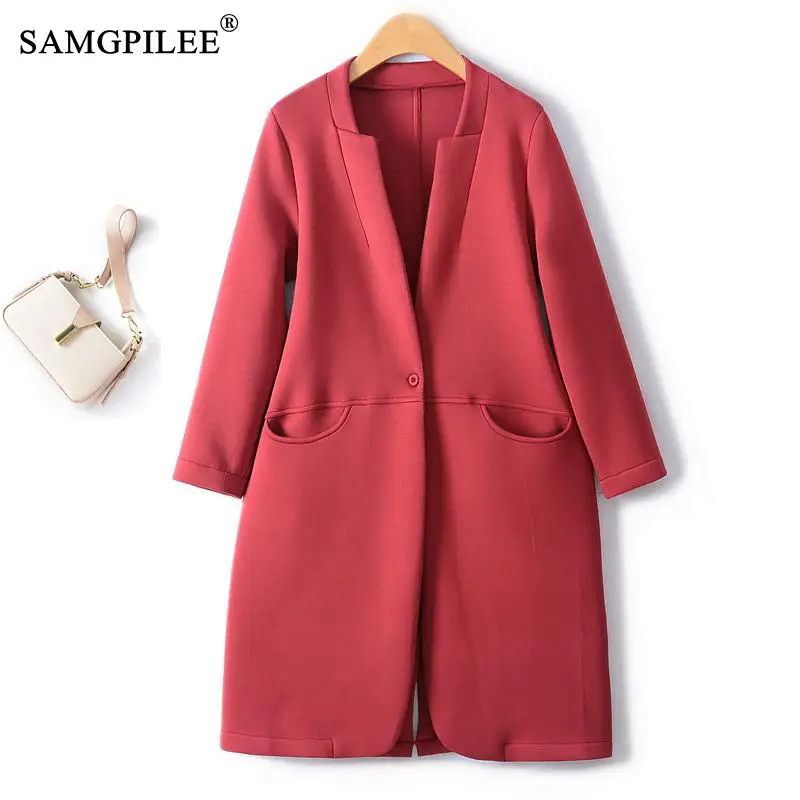 European Jackets Single Button Elegant Solid Air Cotton Straight Windbreaker Mid Length Casual Cardigan Trench Coat For Women
European Jackets Single Button Elegant Solid Air Cotton Straight Windbreaker Mid Length Casual Cardigan Trench Coat For Women