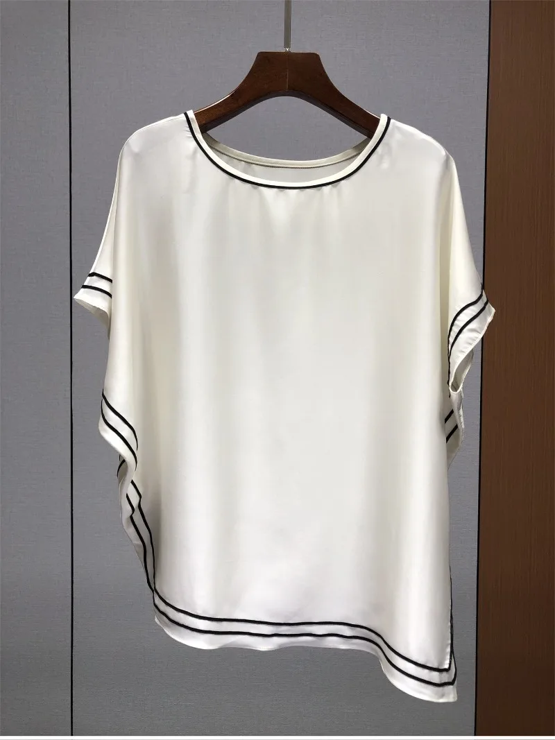 Summer Silk Irregular Loose-fitting T-shirt for Women
Summer Silk Irregular Loose-fitting T-shirt for Women