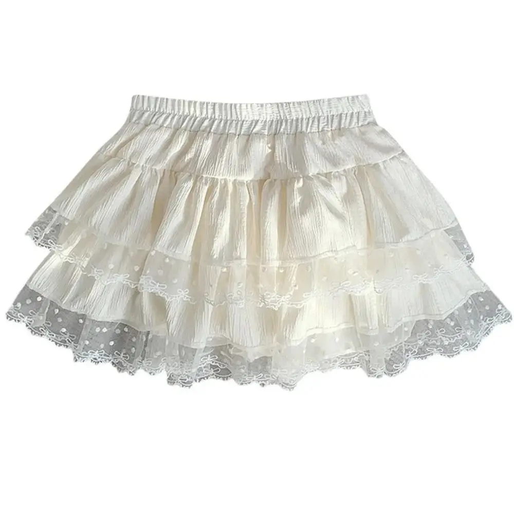 Sweet Lace Lace Trimmed Skirt Slimming Puffy Silhouette Cake Skirt High Waisted Short Skirt Women
Sweet Lace Lace Trimmed Skirt Slimming Puffy Silhouette Cake Skirt High Waisted Short Skirt Women