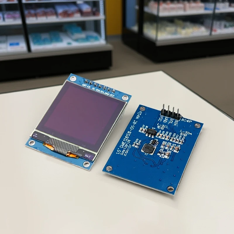 1.5 Inch 1.5" 128x128 OLED Screen Display Module 4PIN 7PIN SH1107 Driver IIC 4 Pins White For Raspberry Pi For STM32
1.5 Inch 1.5" 128x128 OLED Screen Display Module 4PIN 7PIN SH1107 Driver IIC 4 Pins White For Raspberry Pi For STM32