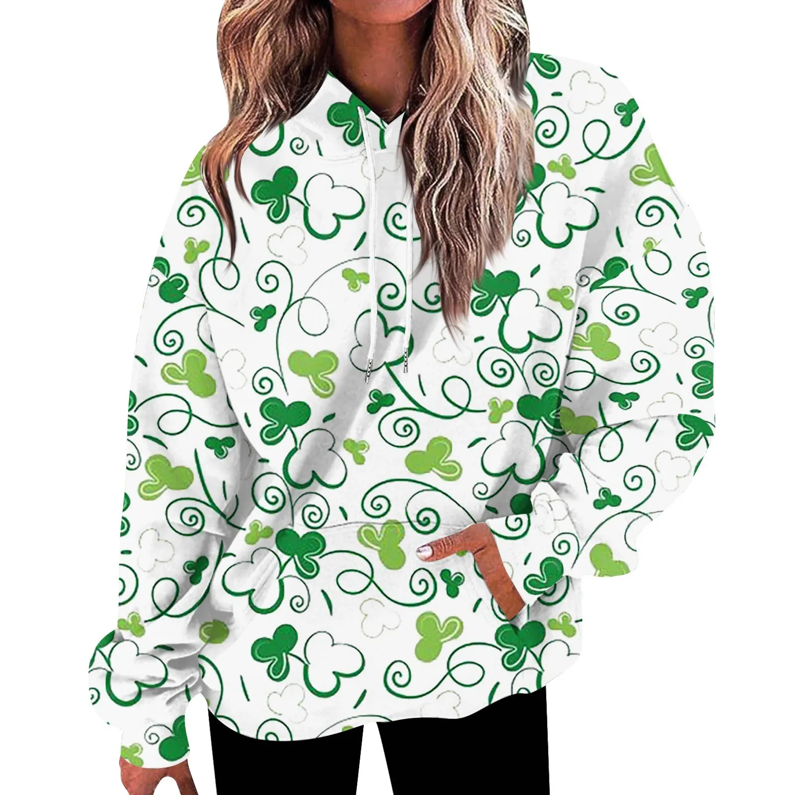 Sweater Elegant Casual Women Sweatshirts Vintage Hoodies Long Sleeves St. Patrick'S Day Printed Women Pullovers Elegant Hoodies
Sweater Elegant Casual Women Sweatshirts Vintage Hoodies Long Sleeves St. Patrick'S Day Printed Women Pullovers Elegant Hoodies