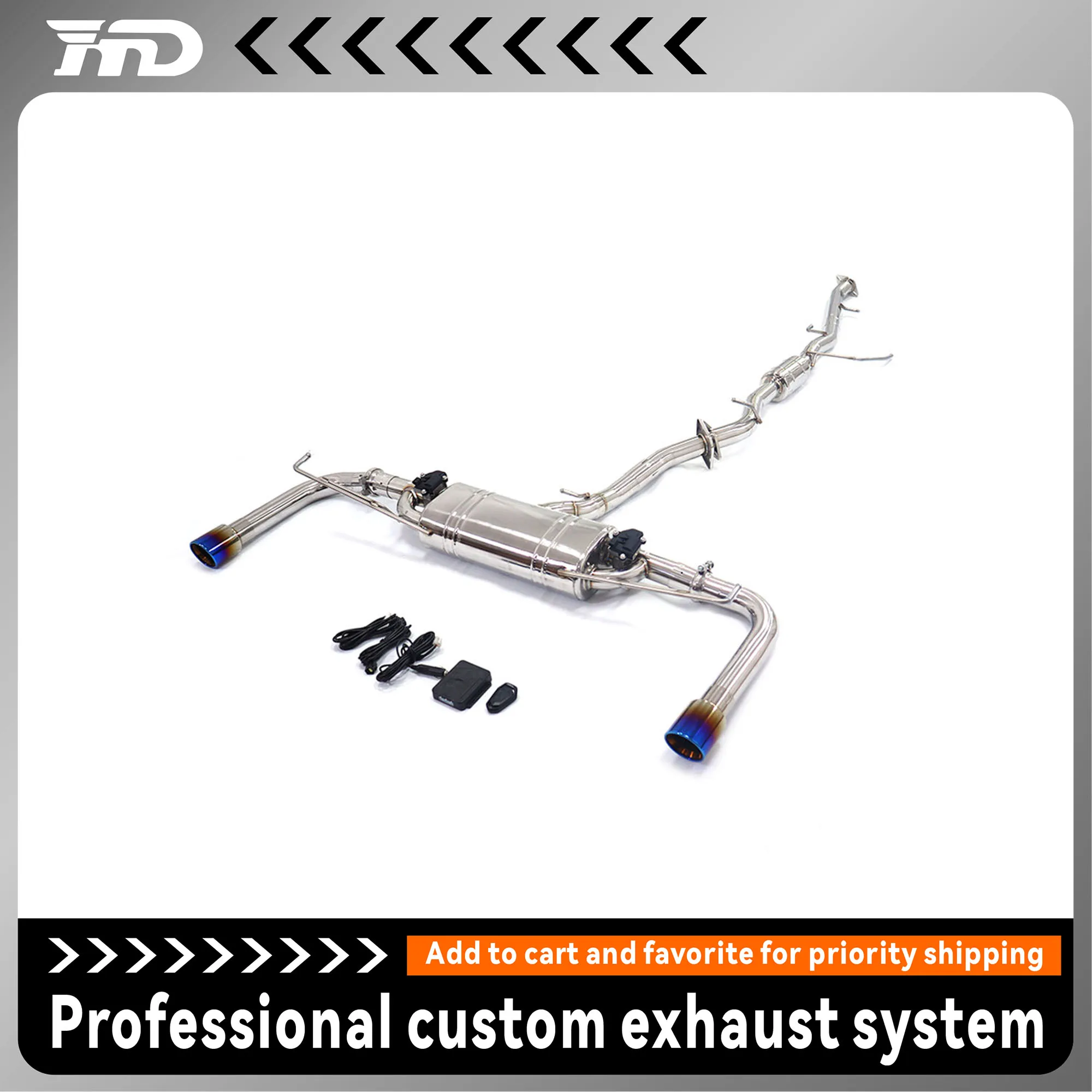 HMD Stainless Steel Exhaust System Performance Catback For Lexus NX200t 2.0T Muffler With Valves And Full Set
HMD Stainless Steel Exhaust System Performance Catback For Lexus NX200t 2.0T Muffler With Valves And Full Set 
