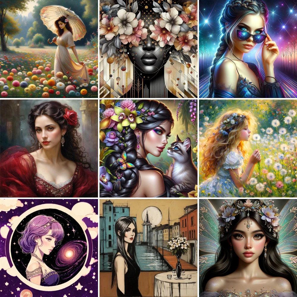 Portrait Girl Flowers Printed Canvas Cross Stitch Patterns Embroidery Painting Handiwork Hobby Sewing Room Decor Sales Wholesale
Portrait Girl Flowers Printed Canvas Cross Stitch Patterns Embroidery Painting Handiwork Hobby Sewing Room Decor Sales Wholesale