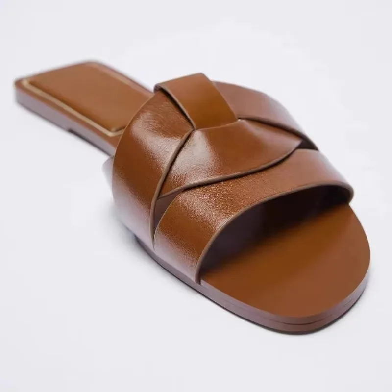 2026Summer New Style Women's Designer Brand Open Toe Flat Slippers Woven Comfortable Women's Shoes Casual Slippers Women's Shoes
2026Summer New Style Women's Designer Brand Open Toe Flat Slippers Woven Comfortable Women's Shoes Casual Slippers Women's Shoes