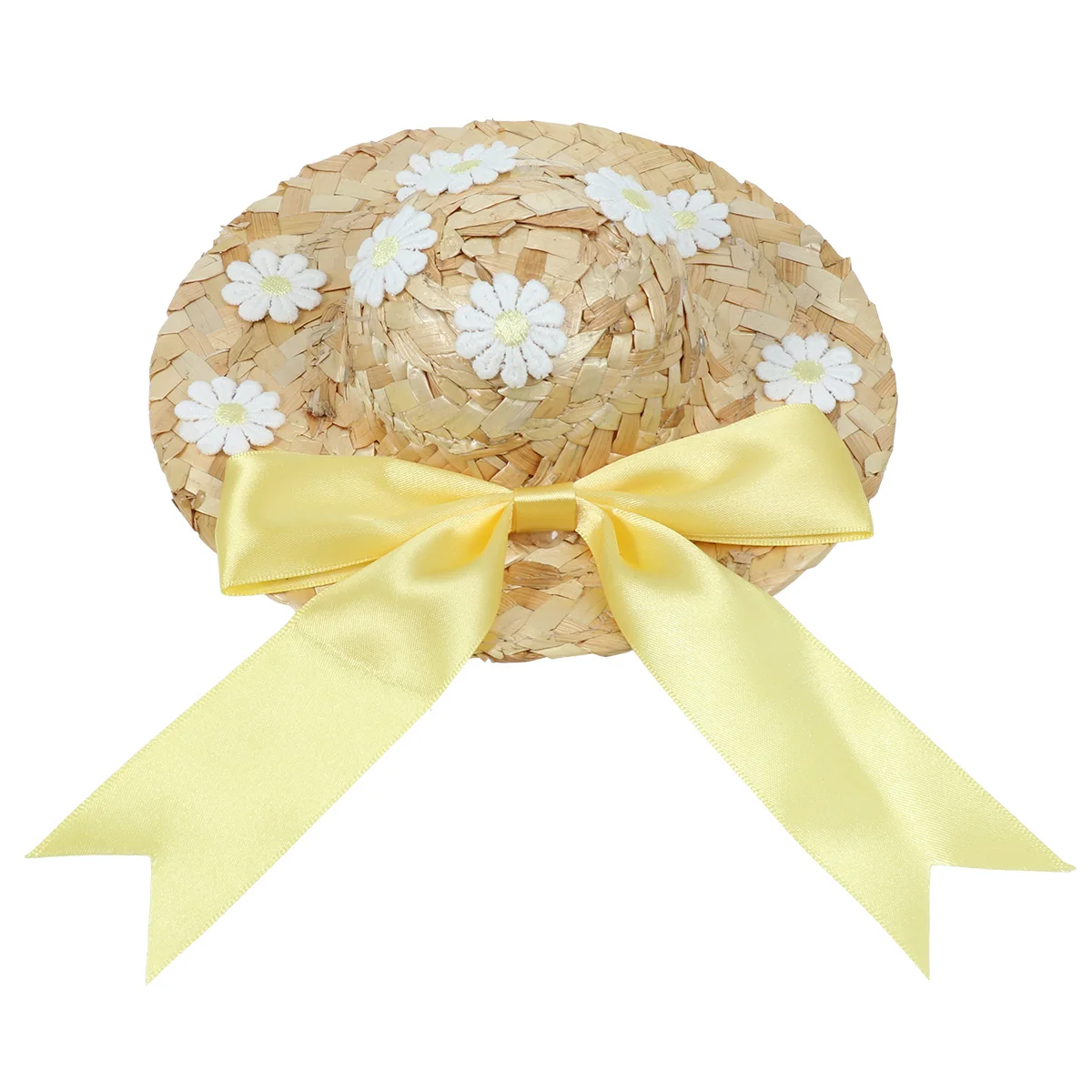 Pet Dog Sun Dog Straw Hat Small Puppy Bamboo Woven Straw Lightweight Safe Summer Flowers Bowknot Sun Visor Hat
Pet Dog Sun Dog Straw Hat Small Puppy Bamboo Woven Straw Lightweight Safe Summer Flowers Bowknot Sun Visor Hat