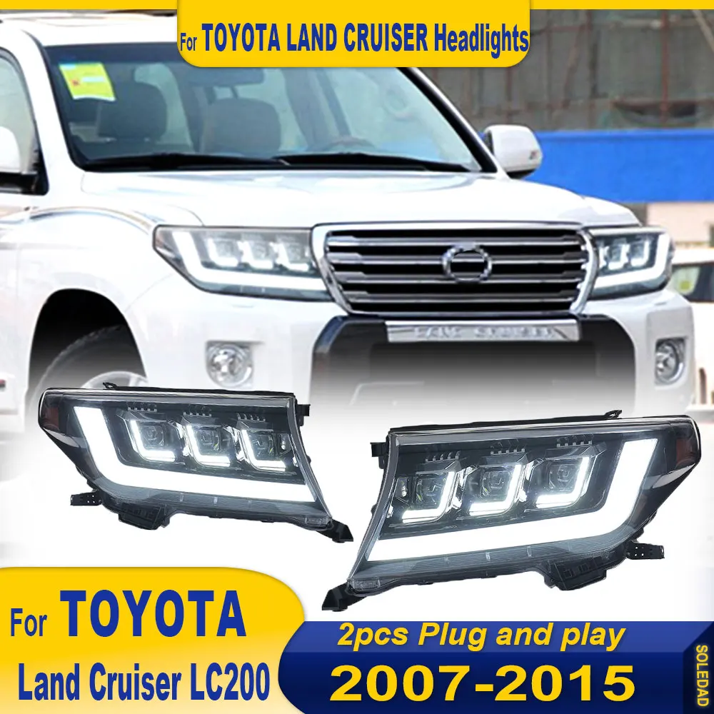 Автомобиль для Toyota Land Cruiser LC200 2007-2015 FJ200 фары DRL дневные ходовые огни светодиодные полностью светодиодные фары анимационная сборка 2 шт.
Автомобиль для Toyota Land Cruiser LC200 2007-2015 FJ200 фары DRL дневные ходовые огни светодиодные полностью светодиодные фары анимационная сборка 2 шт.
