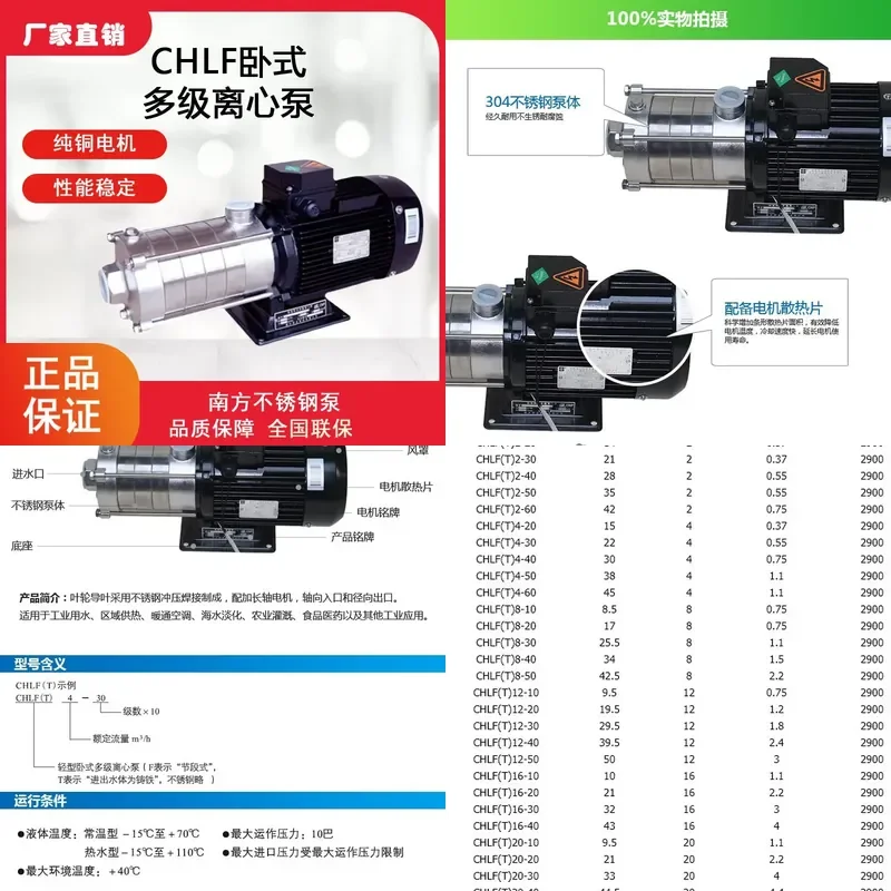 /2026 HOT Nanfang Water Pump CHLF2-20 Horizontal Multistage Centrifugal P/ump Pump Circulating Pum/p Air Conditioning
/2026 HOT Nanfang Water Pump CHLF2-20 Horizontal Multistage Centrifugal P/ump Pump Circulating Pum/p Air Conditioning
