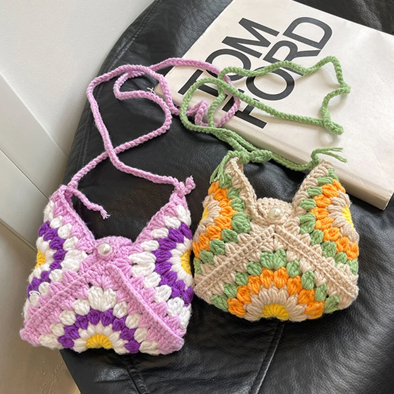 Handmade woven bag for women, contrasting color fashion single shoulder crossbody bag, 2025 new knitted bag, mini bag
Handmade woven bag for women, contrasting color fashion single shoulder crossbody bag, 2025 new knitted bag, mini bag