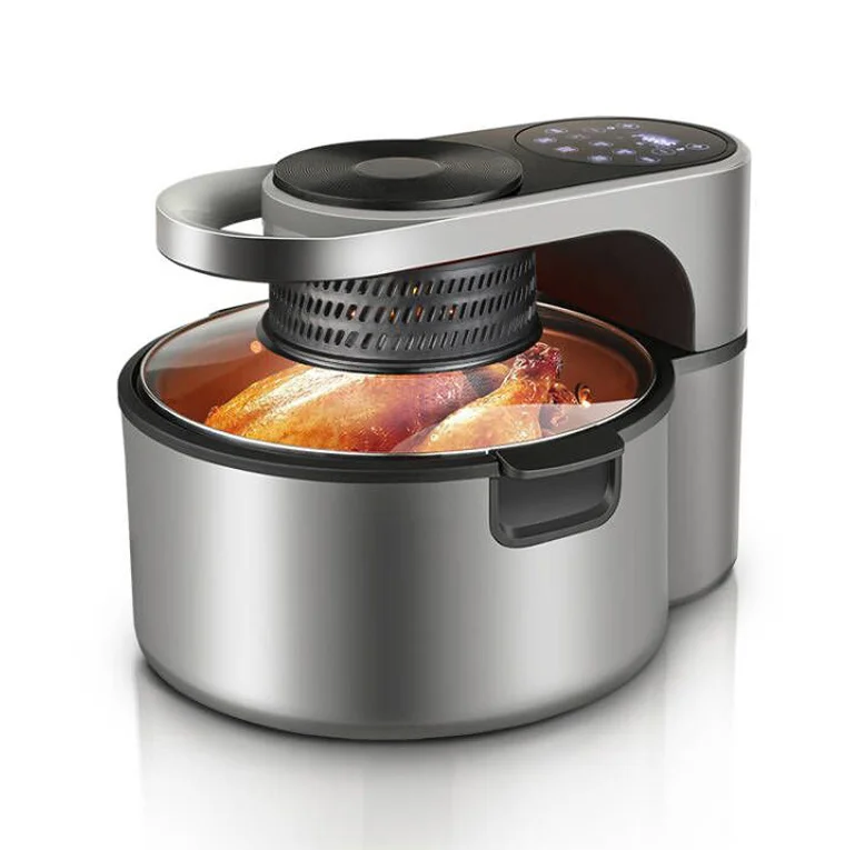 Электрическая многофункциональная фритюрница мощностью 2200 Вт с высококачественным покрытием, 8 л и сенсорным экраном
Электрическая многофункциональная фритюрница мощностью 2200 Вт с высококачественным покрытием, 8 л и сенсорным экраном