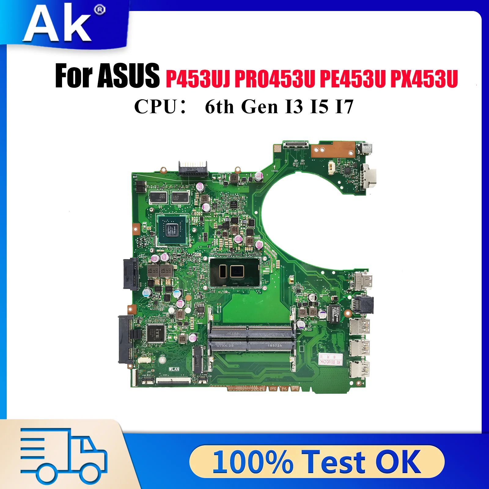P453UJ Материнская плата для ноутбука ASUS ProArt P453UJ PRO453U PE453U PX453U P453U Материнская плата для ноутбука с процессором I3 I5 I7 100% тест в порядке
P453UJ Материнская плата для ноутбука ASUS ProArt P453UJ PRO453U PE453U PX453U P453U Материнская плата для ноутбука с процессором I3 I5 I7 100% тест в порядке