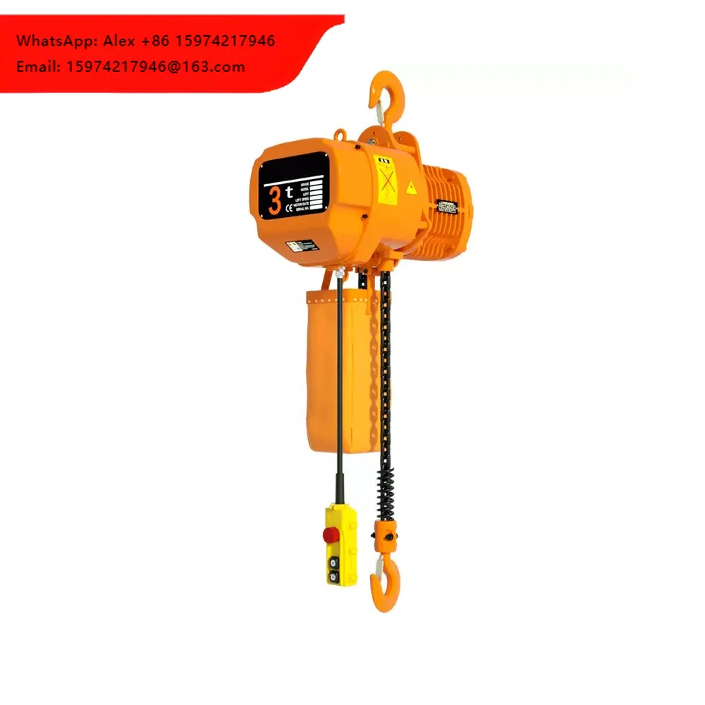 CE Certified G80 Alloy Chain Overload Protection Electric Chain Hoist 5 Ton Industrial Workshop Metal 3-9m Lifting Height
CE Certified G80 Alloy Chain Overload Protection Electric Chain Hoist 5 Ton Industrial Workshop Metal 3-9m Lifting Height