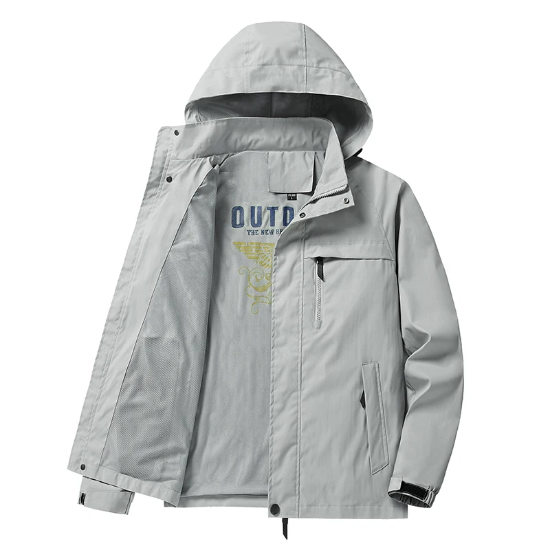 2023 Men Fashion Casual Spring Windproof Hooded Cargo Jackets Men Autumn Outdoor Breathable Large Size Detachable Hat Jacket Men
2023 Men Fashion Casual Spring Windproof Hooded Cargo Jackets Men Autumn Outdoor Breathable Large Size Detachable Hat Jacket Men