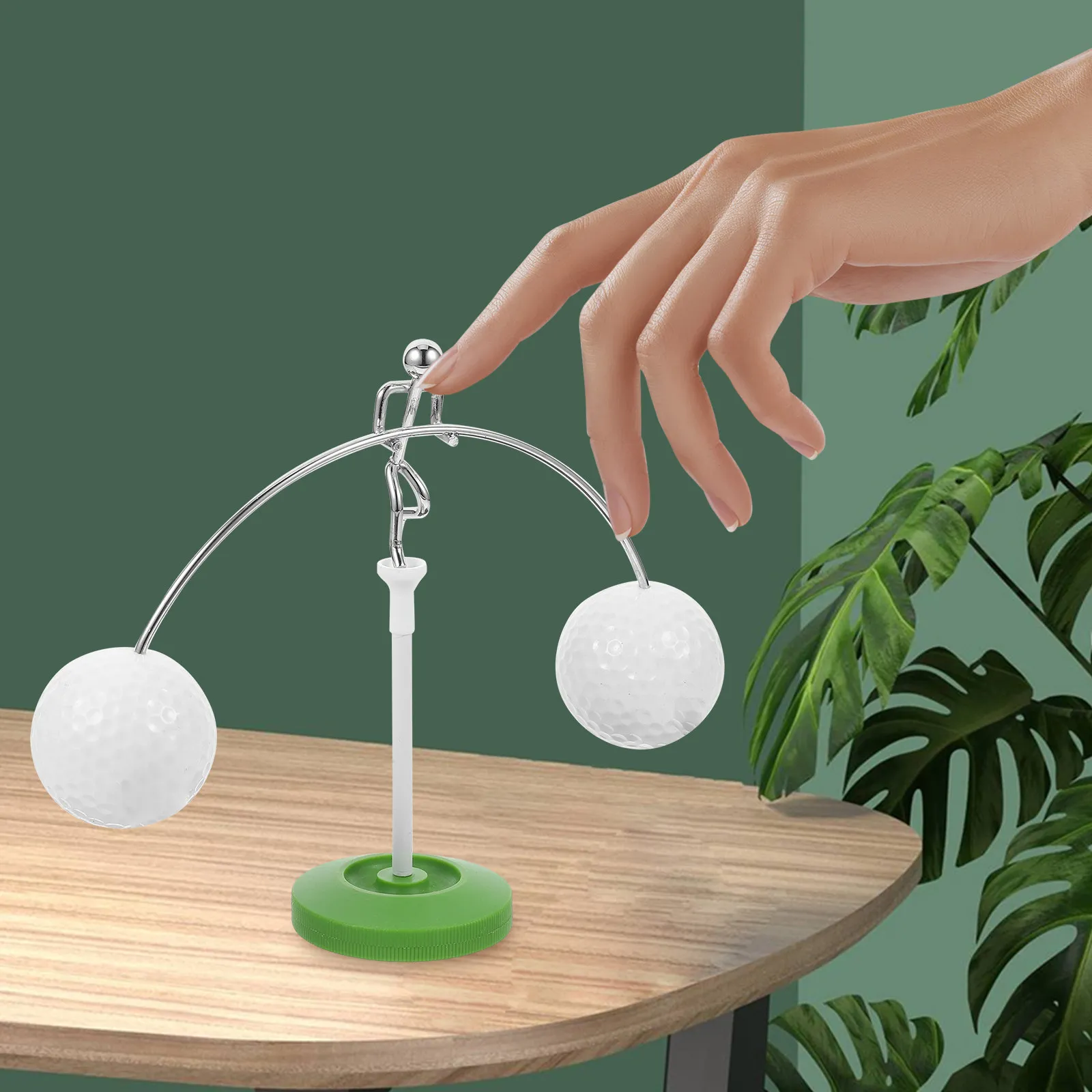 Physics Balancing Statue Desktop Ornament Handmade Exquisite Balance Sculpture for Office Home Decor Shelf Bookcase
Physics Balancing Statue Desktop Ornament Handmade Exquisite Balance Sculpture for Office Home Decor Shelf Bookcase