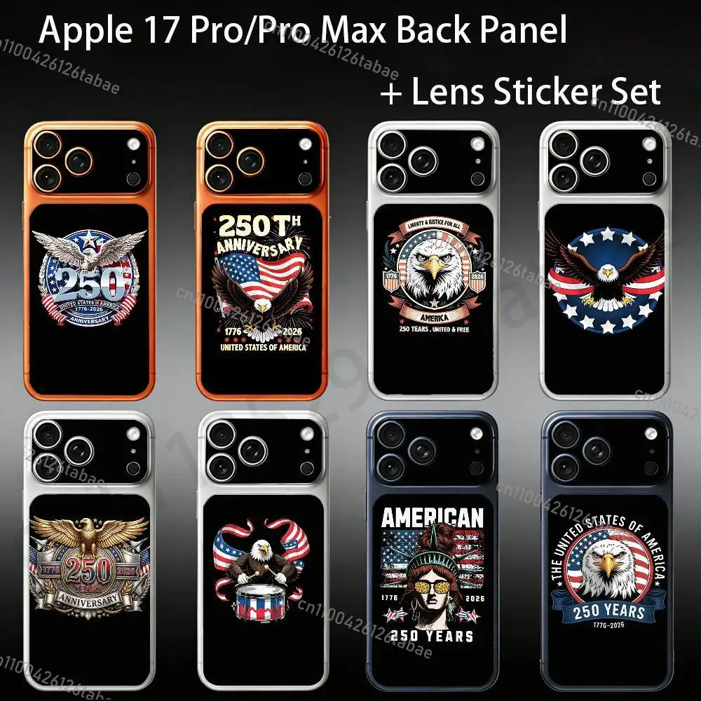 America250th Anniversary Patriotic For iPhone 17pro/proMax Full body Back Cover Decal Skin Colorful Rear Protective Sticker Film
America250th Anniversary Patriotic For iPhone 17pro/proMax Full body Back Cover Decal Skin Colorful Rear Protective Sticker Film