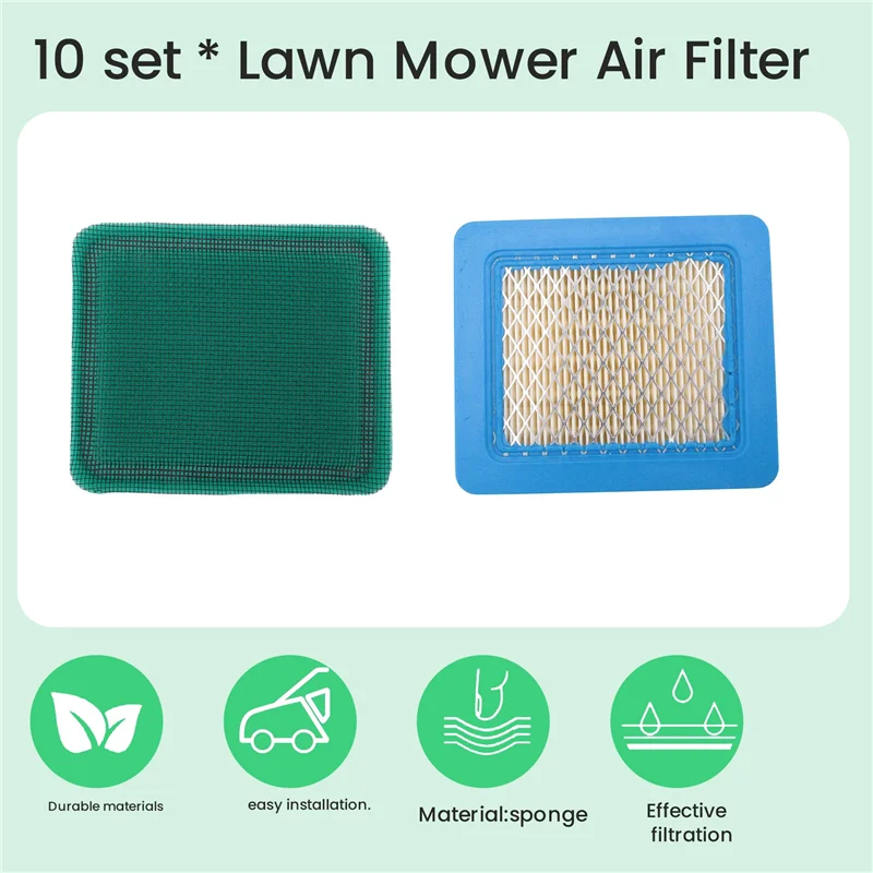 A50U Lawn Mower Air Filter & Pre Filter Kit Forbriggs & Stratton Premium Lawn Mower Air
A50U Lawn Mower Air Filter & Pre Filter Kit Forbriggs & Stratton Premium Lawn Mower Air