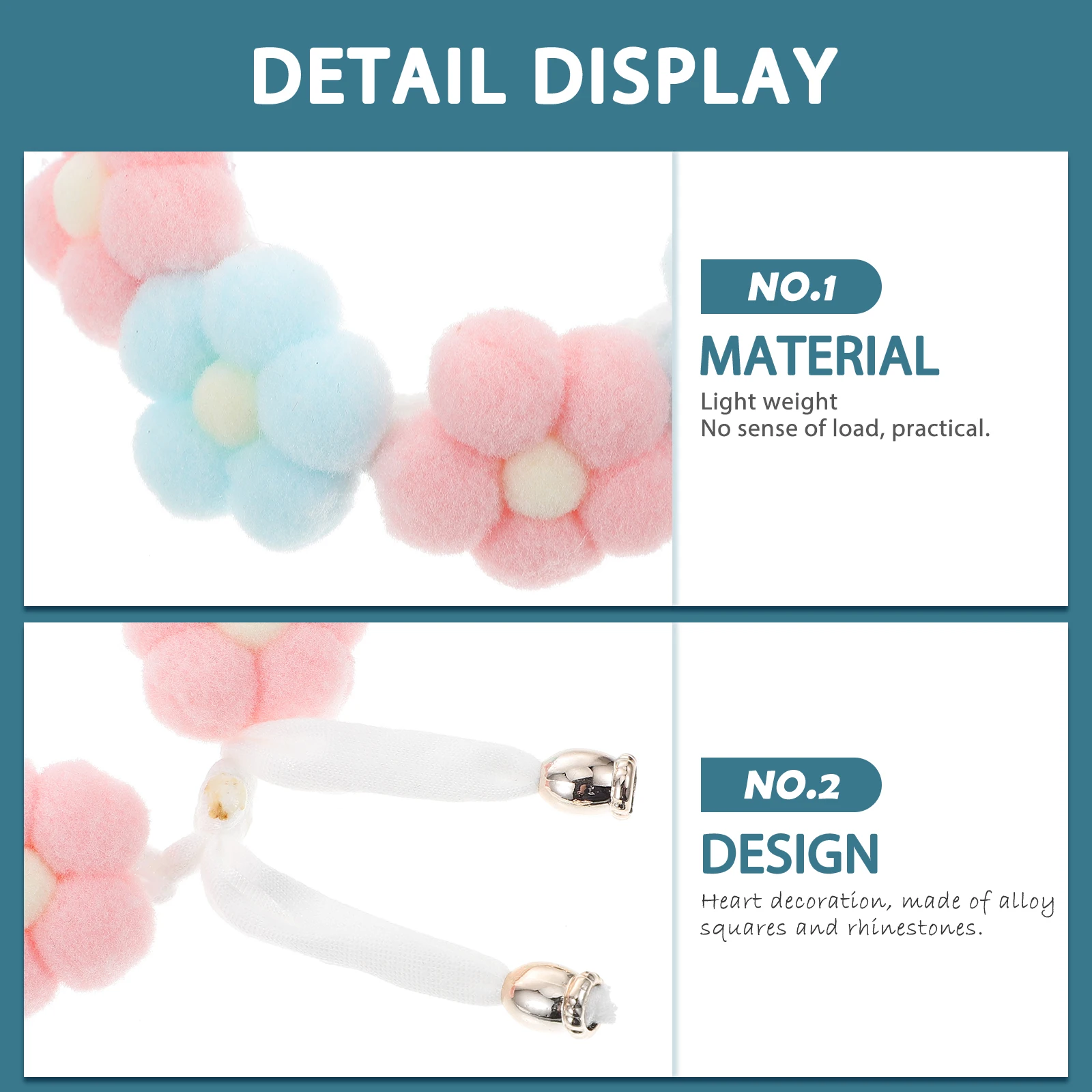 Hand Knitted Pet Collar Adjustable Flower Shape Lovely Cat Collar Decorative Pet Costume Accessory Knitted Collars
Hand Knitted Pet Collar Adjustable Flower Shape Lovely Cat Collar Decorative Pet Costume Accessory Knitted Collars