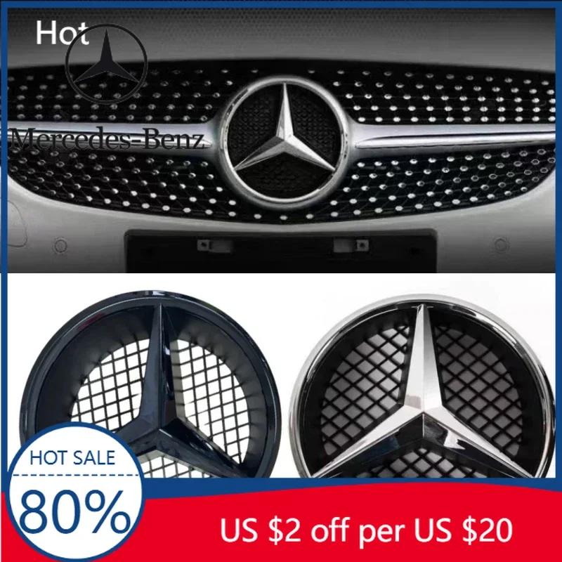 Hot Car Sticker 1X·3D ABS Car Front Grille Badge Cover Star Logo Grid hollowed-out label for Mercedes Benz W166 X205 GLS350 550
Hot Car Sticker 1X·3D ABS Car Front Grille Badge Cover Star Logo Grid hollowed-out label for Mercedes Benz W166 X205 GLS350 550