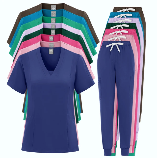 High Quality Medical Uniforms Women Scrubs Sets Nursing Accessories Hospital Beauty Salon Spa Work Clothes Suit Surgical Gowns
High Quality Medical Uniforms Women Scrubs Sets Nursing Accessories Hospital Beauty Salon Spa Work Clothes Suit Surgical Gowns