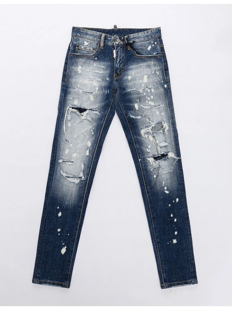 Мужские джинсы скинни с рваными элементами в американском стиле, облегающие, из денима, для повседневной носки, прочные, для молодежи, городской стиль
Мужские джинсы скинни с рваными элементами в американском стиле, облегающие, из денима, для повседневной носки, прочные, для молодежи, городской стиль