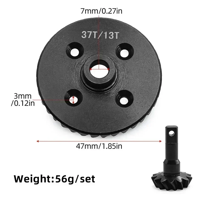 Front Rear Steel Differential Ring Gear Pinion Gear 8978 8977 for TRXS 1/8 MAXX SLASH 1/10 MAXX 2.0 Upgrade Parts Accessories
Front Rear Steel Differential Ring Gear Pinion Gear 8978 8977 for TRXS 1/8 MAXX SLASH 1/10 MAXX 2.0 Upgrade Parts Accessories