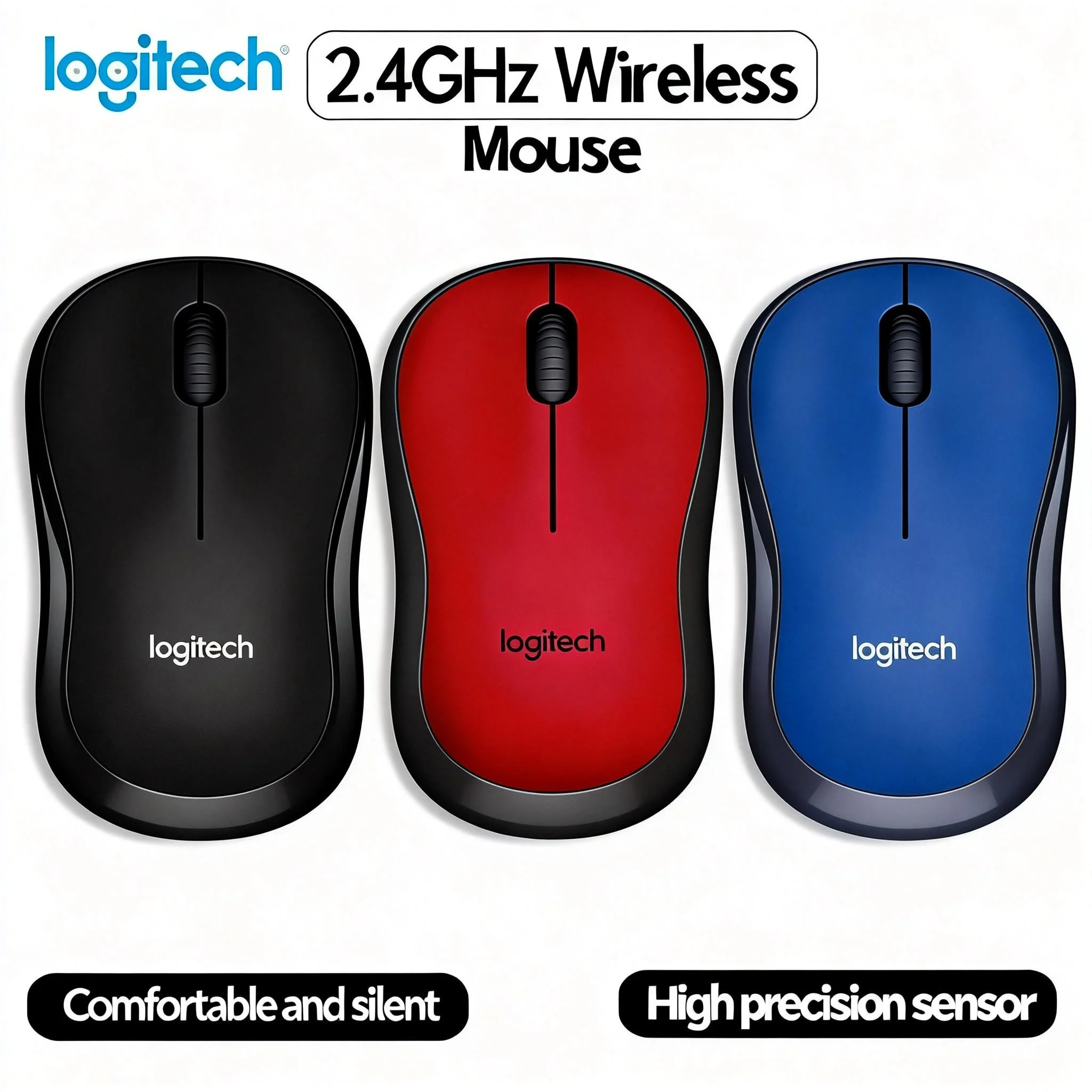Беспроводная мышь Logitech M220 основана на стабильной и эффективной технологии подключения 2,4 ГГц.
Беспроводная мышь Logitech M220 основана на стабильной и эффективной технологии подключения 2,4 ГГц.