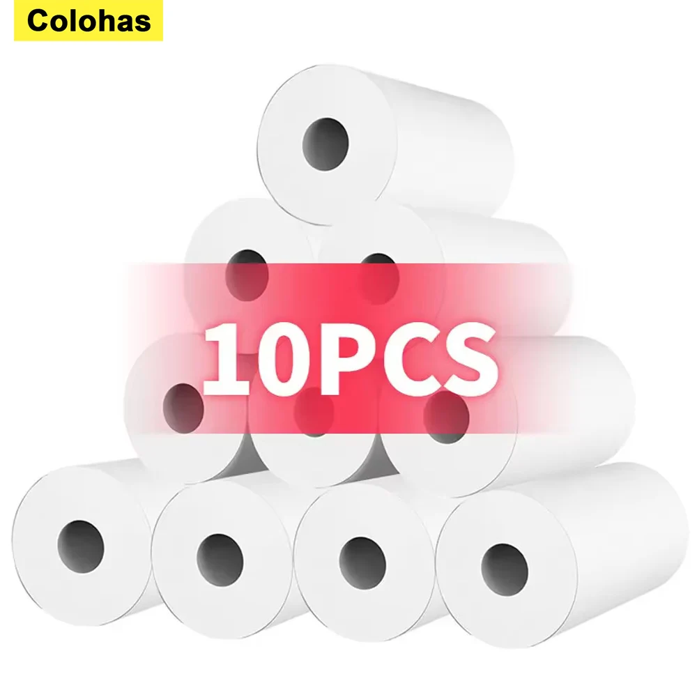 57*25mm 10 Rolls Thermal Paper White for Children Camera Instant Printer and Kids Camera Printing Thermal Paper for Mini Printer
57*25mm 10 Rolls Thermal Paper White for Children Camera Instant Printer and Kids Camera Printing Thermal Paper for Mini Printer
