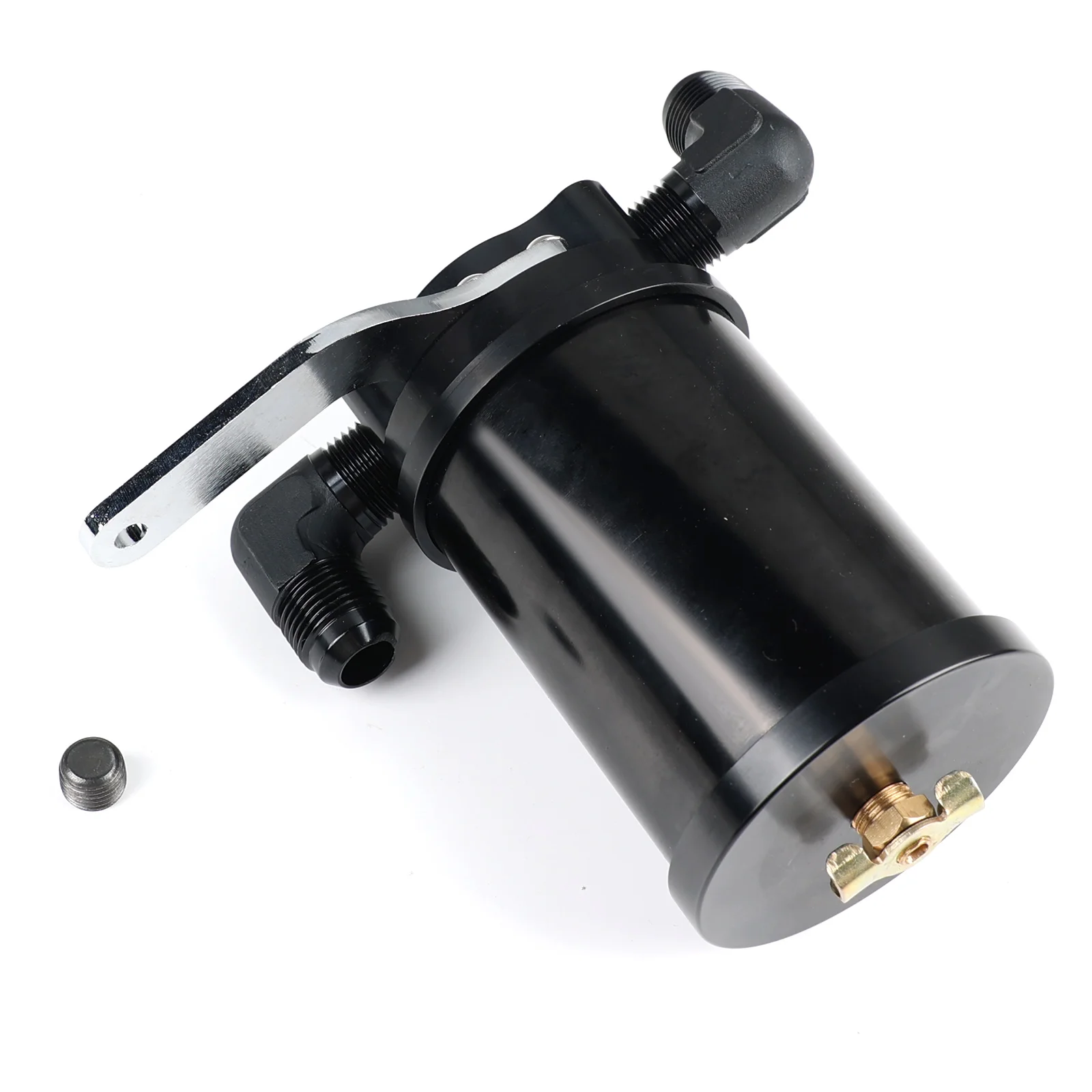 Cross-border best-selling automobile modification parts: oil catch can with air filter, vent flat head waste oil recovery can
Cross-border best-selling automobile modification parts: oil catch can with air filter, vent flat head waste oil recovery can