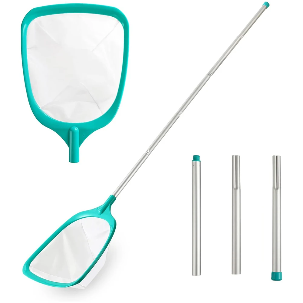 Pool Skimmer Net with 3 Aluminum Alloy Pole Sections Swimming Pool Leaf Skimmer Net Leaf Rake Net for Cleaning Leaves Debris
Pool Skimmer Net with 3 Aluminum Alloy Pole Sections Swimming Pool Leaf Skimmer Net Leaf Rake Net for Cleaning Leaves Debris