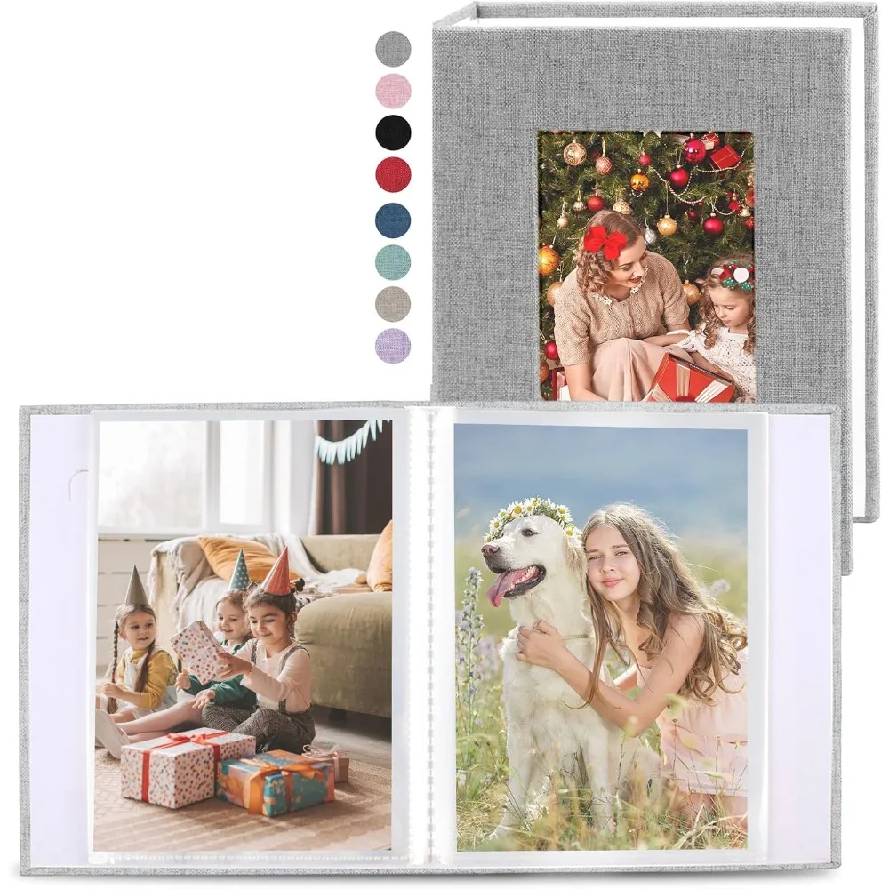 2 Pack Photo Album 4x6, Linen Cover Photo Book, Small Photo Album Book for 36 Pockets Hold 72 Pictures, Picture Book for
2 Pack Photo Album 4x6, Linen Cover Photo Book, Small Photo Album Book for 36 Pockets Hold 72 Pictures, Picture Book for