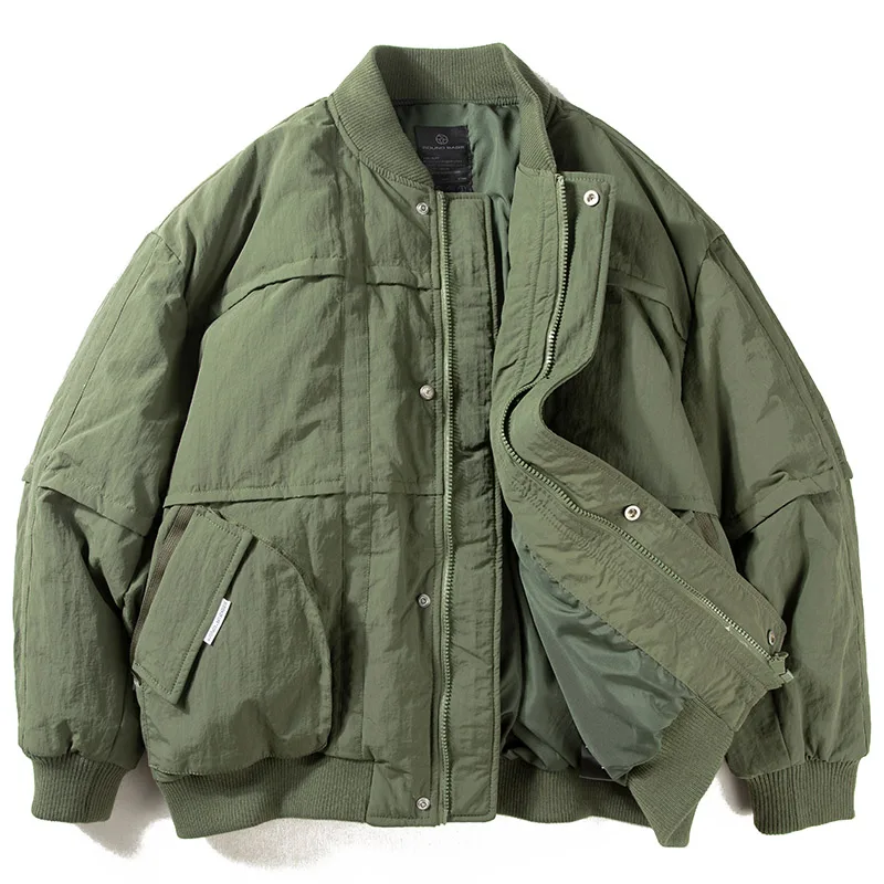 2023 Men's Winter Fashion Multi-pockets Loose Jackets Male Thick White Duck Down Coats Men Solid Waterproof Down Overcoats H503
2023 Men's Winter Fashion Multi-pockets Loose Jackets Male Thick White Duck Down Coats Men Solid Waterproof Down Overcoats H503