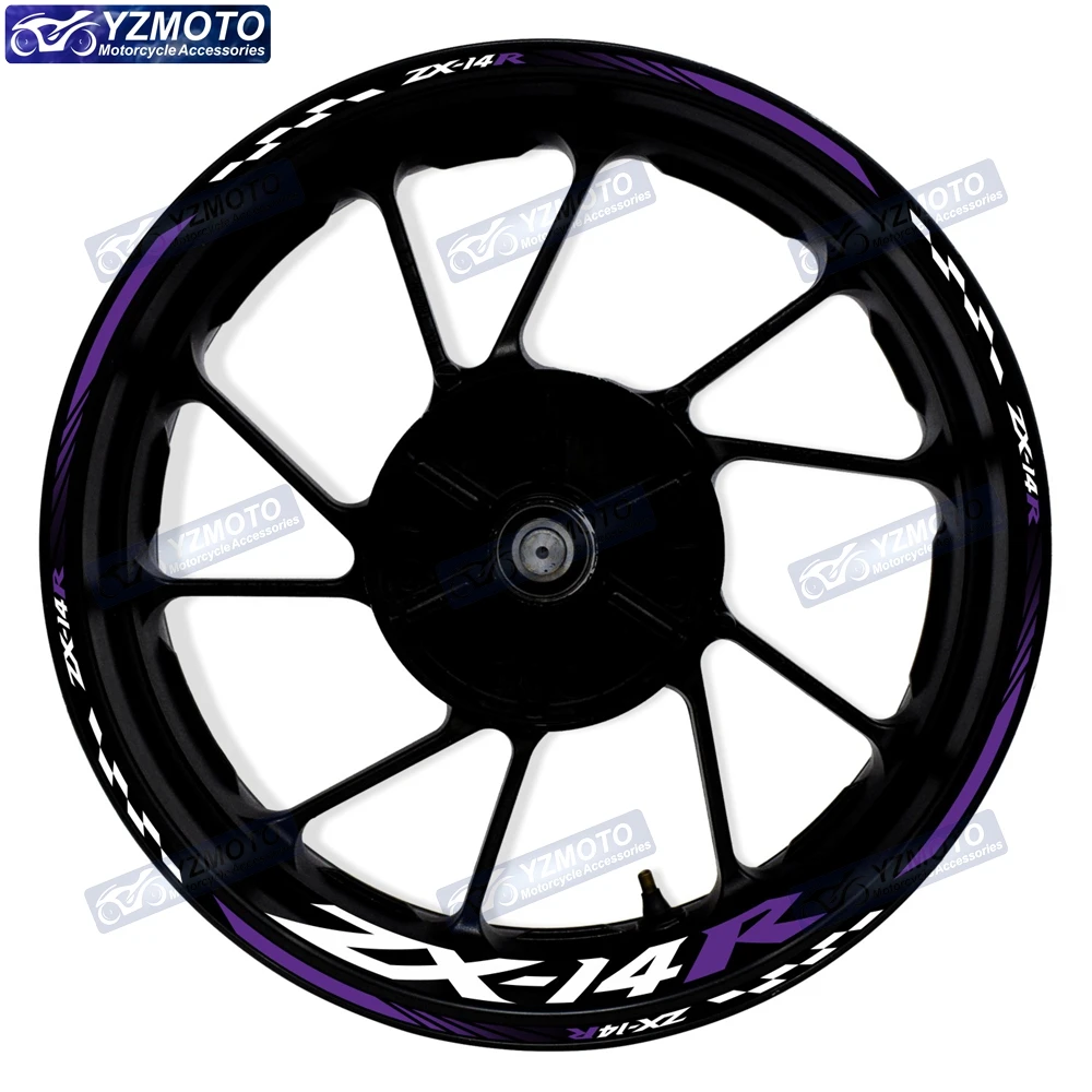 For Kawasaki ZX-14R ZX14R Motorcycle Front And Rear 17 Inch Wheel Hub Sticker Waterproof Reflective Rim Stickers Decal
For Kawasaki ZX-14R ZX14R Motorcycle Front And Rear 17 Inch Wheel Hub Sticker Waterproof Reflective Rim Stickers Decal