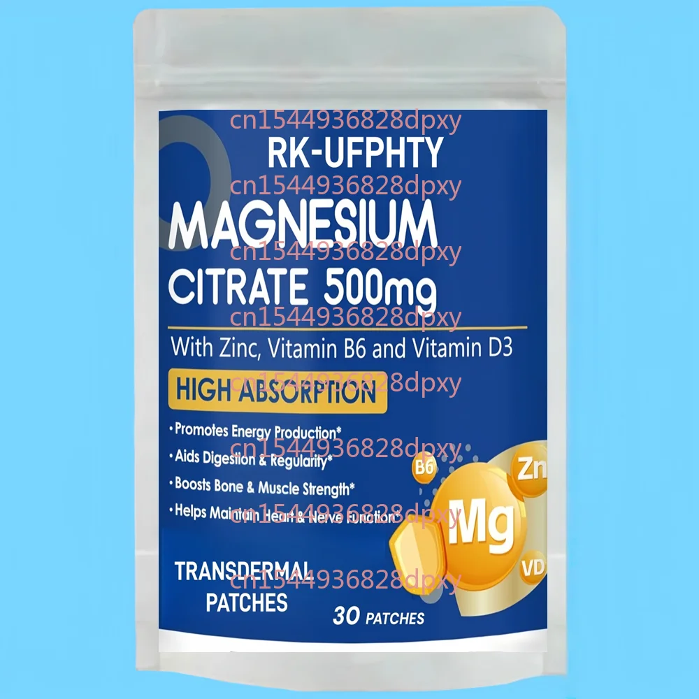 30 трансдермальных пластырей с цитратом магния - для сна, поддержки мышц и сердца
30 трансдермальных пластырей с цитратом магния - для сна, поддержки мышц и сердца