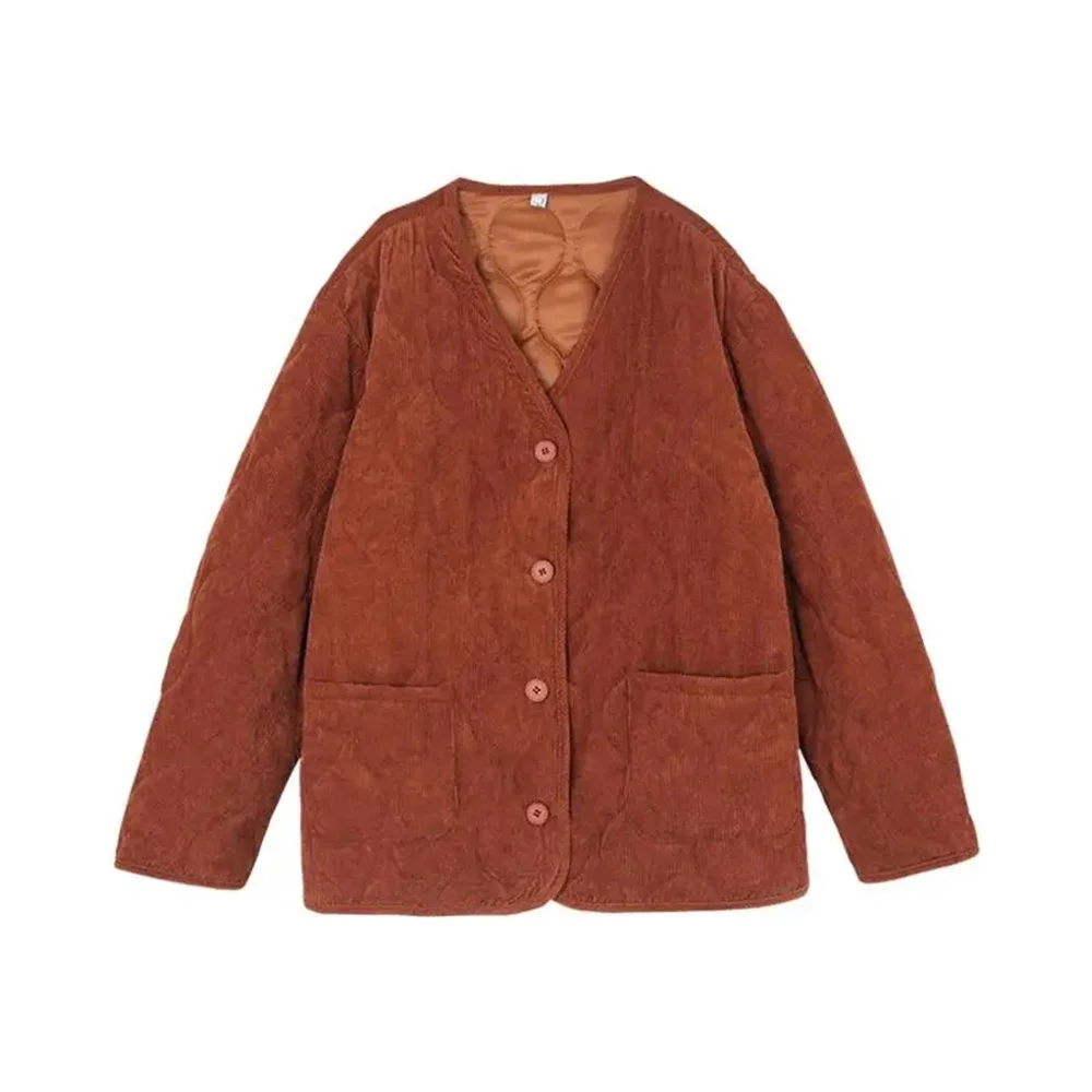 Corduroy 2023 New Autumn/Winter Cotton Coat Women's Korean Version Loose and Thickened Cotton Coat Women's INS Hong Kong Style C
Corduroy 2023 New Autumn/Winter Cotton Coat Women's Korean Version Loose and Thickened Cotton Coat Women's INS Hong Kong Style C