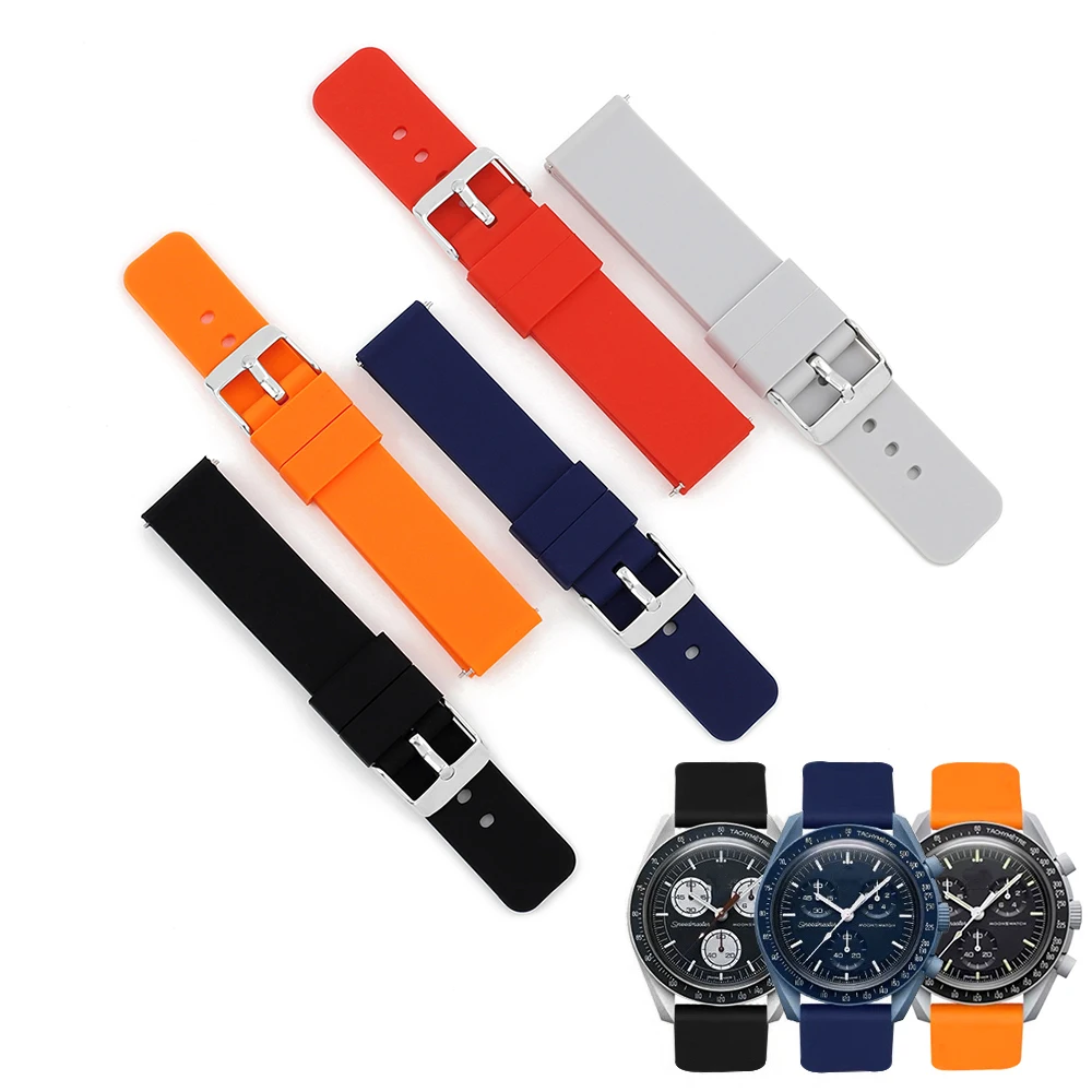Soft Silicone Watch Band 18mm 20mm 22mm Quick Release Strap for Seiko for Omega Universal Rubber Smart Wrist Bracelets Belts
Soft Silicone Watch Band 18mm 20mm 22mm Quick Release Strap for Seiko for Omega Universal Rubber Smart Wrist Bracelets Belts