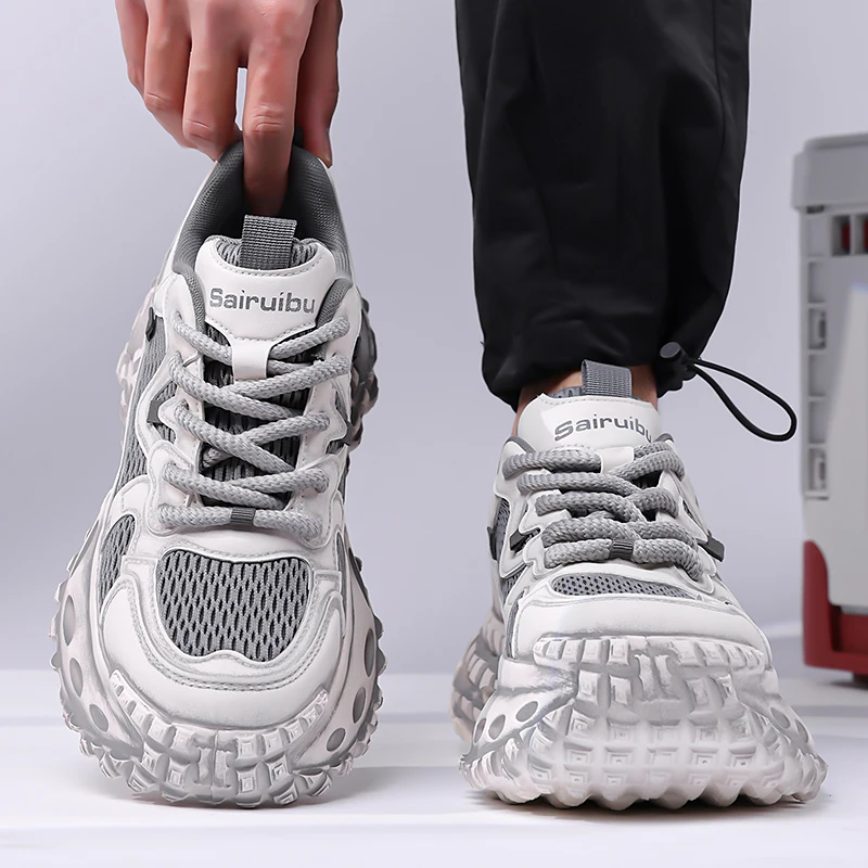 2026 Hot Luxury Men Vintage Distressed Dad Shoes Thick Platform Height Increasing Breathable Mesh Casual Chunky Sneakers
2026 Hot Luxury Men Vintage Distressed Dad Shoes Thick Platform Height Increasing Breathable Mesh Casual Chunky Sneakers