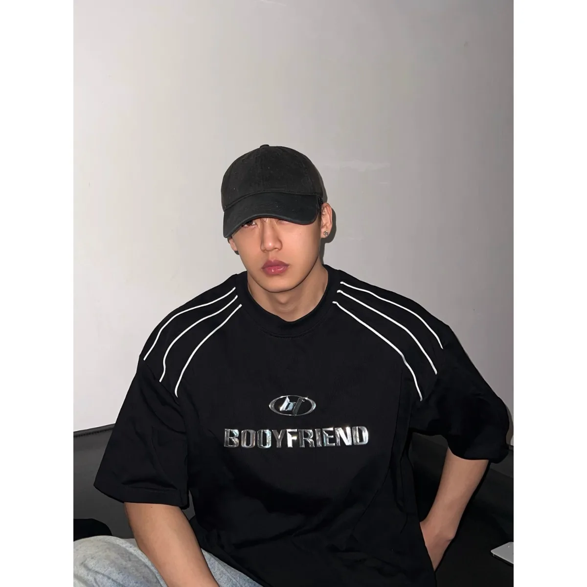 Motorcycle Stereo Metal Printed Round Neck T-Shirt Short-Sleeved Men's and Women's Pure Cotton Heavy Loose Couple Wear
Motorcycle Stereo Metal Printed Round Neck T-Shirt Short-Sleeved Men's and Women's Pure Cotton Heavy Loose Couple Wear