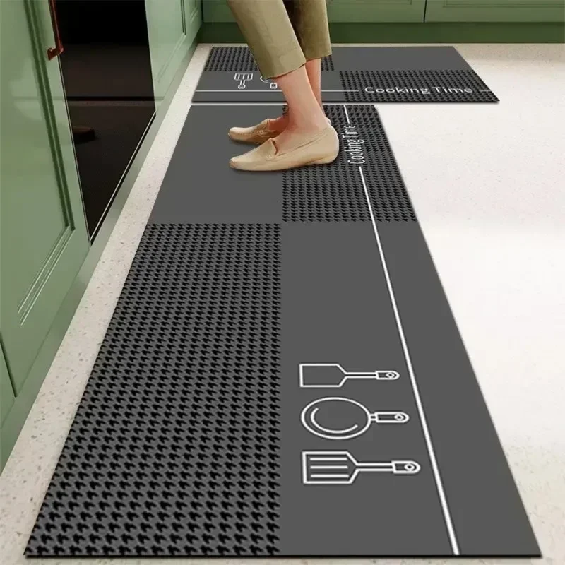 Kitchen Floor Mat PVC Leather Carpet Waterproof Oil-proof Rug Non-slip Leather Mats Long Strip Home Decoration Alfombra Cocina
Kitchen Floor Mat PVC Leather Carpet Waterproof Oil-proof Rug Non-slip Leather Mats Long Strip Home Decoration Alfombra Cocina