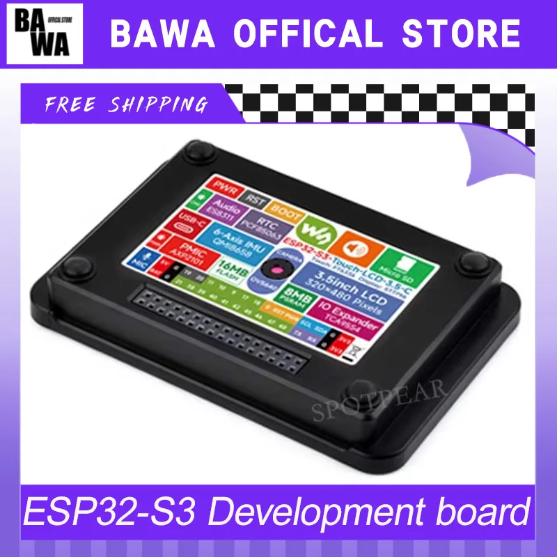 Плата разработки ESP32-S3 DeepSeek XiaoZhi AI Voice Chat Robot BOX 3,5-дюймовый ЖК-дисплей N16R8 с сенсорным экраном 6-осевой/камера/SD
Плата разработки ESP32-S3 DeepSeek XiaoZhi AI Voice Chat Robot BOX 3,5-дюймовый ЖК-дисплей N16R8 с сенсорным экраном 6-осевой/камера/SD