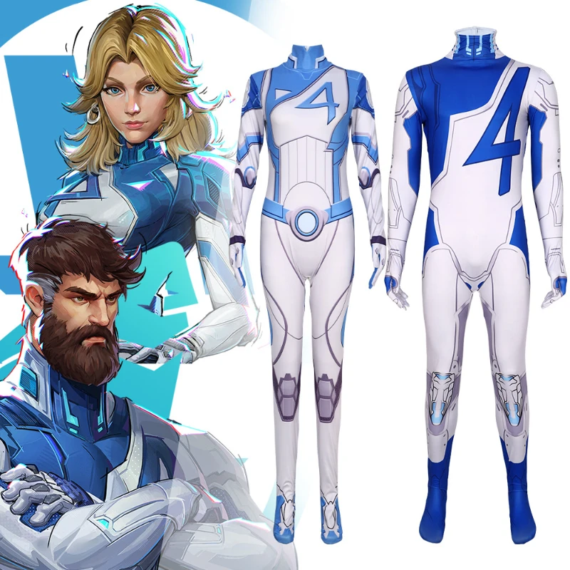 Halloween Party New Fantastic Four Role Playing Full Bodysuits Spandex Cosplay Outfit Adult Kids Superhero Costumes
Halloween Party New Fantastic Four Role Playing Full Bodysuits Spandex Cosplay Outfit Adult Kids Superhero Costumes