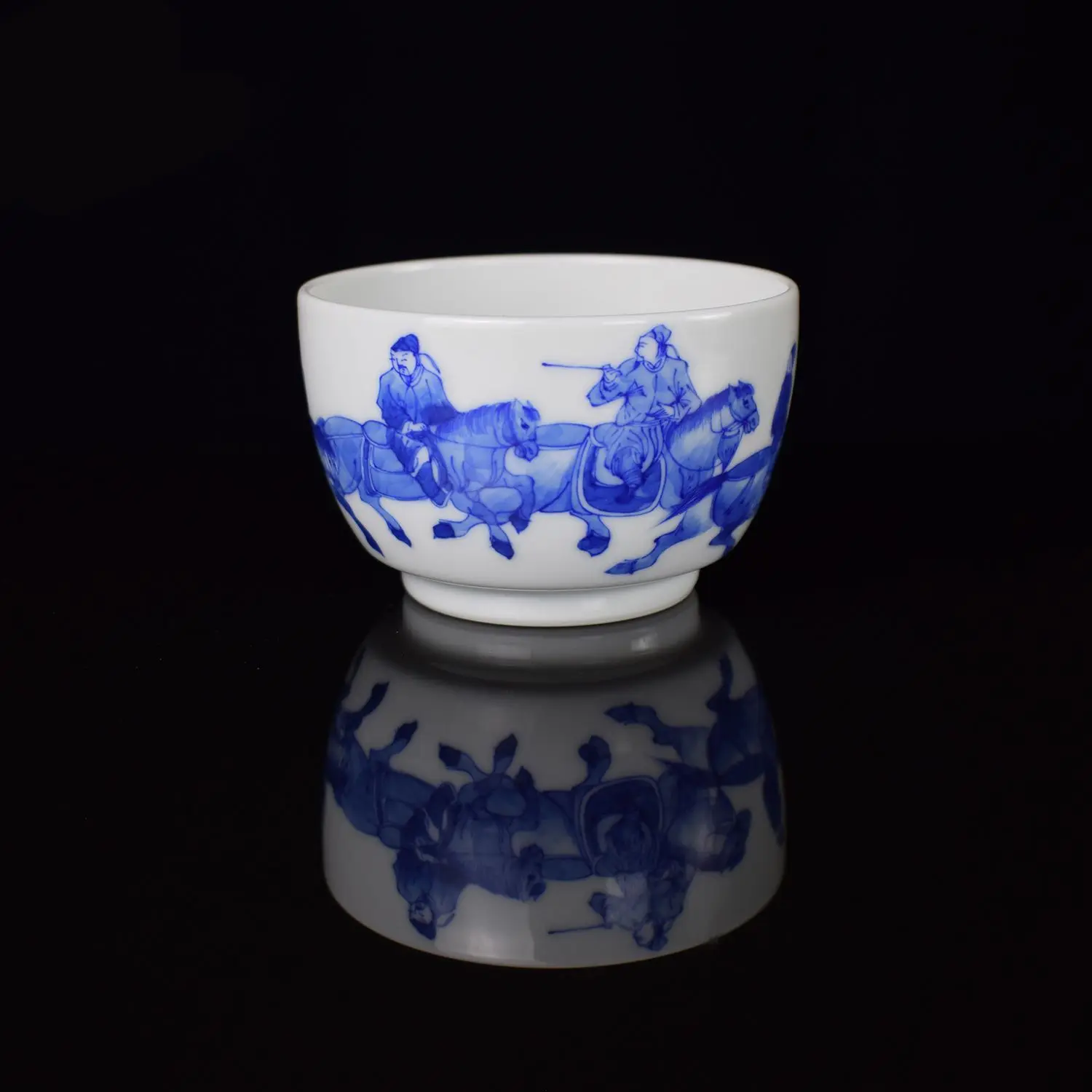 Jingdezhen Blue-And-White Ceramic Hand-Painted Master Cup With The Painting "Five Kings Returning In A Drunk State" Zen Single
Jingdezhen Blue-And-White Ceramic Hand-Painted Master Cup With The Painting "Five Kings Returning In A Drunk State" Zen Single