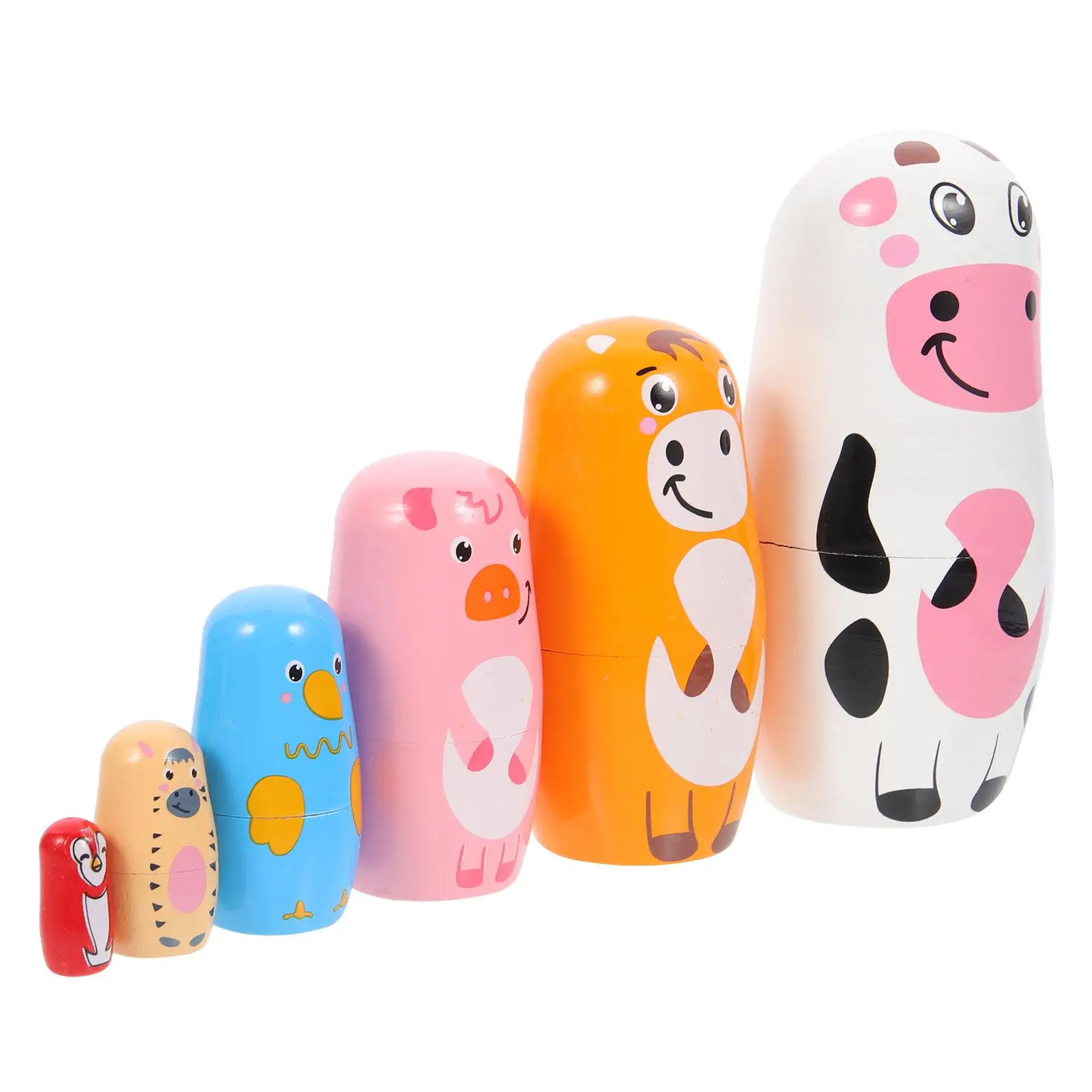 Wooden Nesting Dolls Cow Decoration Kids Birthday Gift Russian Stacking Toys Safe Material Educational Tool Table Decor
Wooden Nesting Dolls Cow Decoration Kids Birthday Gift Russian Stacking Toys Safe Material Educational Tool Table Decor