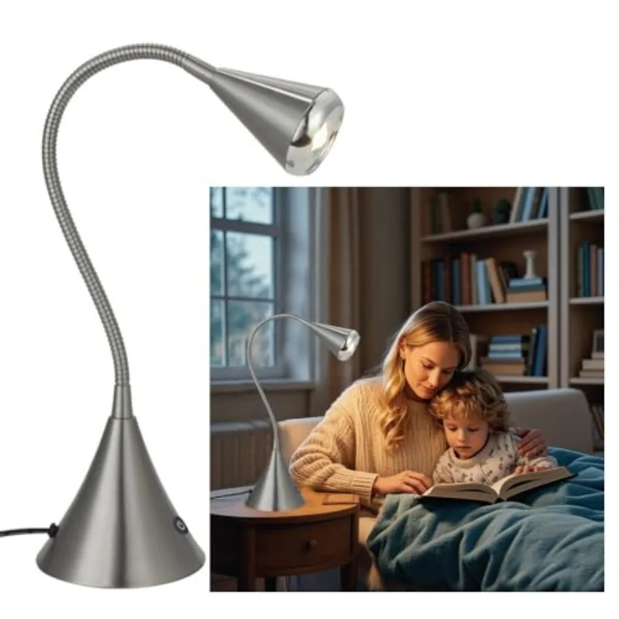 - Bedside Table Lamp, LED Desk Lamp, Reading Light, Eye-Caring for Reading Lamp, LED 5W, Touch dimmable Bedside lamp, Bedside N
- Bedside Table Lamp, LED Desk Lamp, Reading Light, Eye-Caring for Reading Lamp, LED 5W, Touch dimmable Bedside lamp, Bedside N