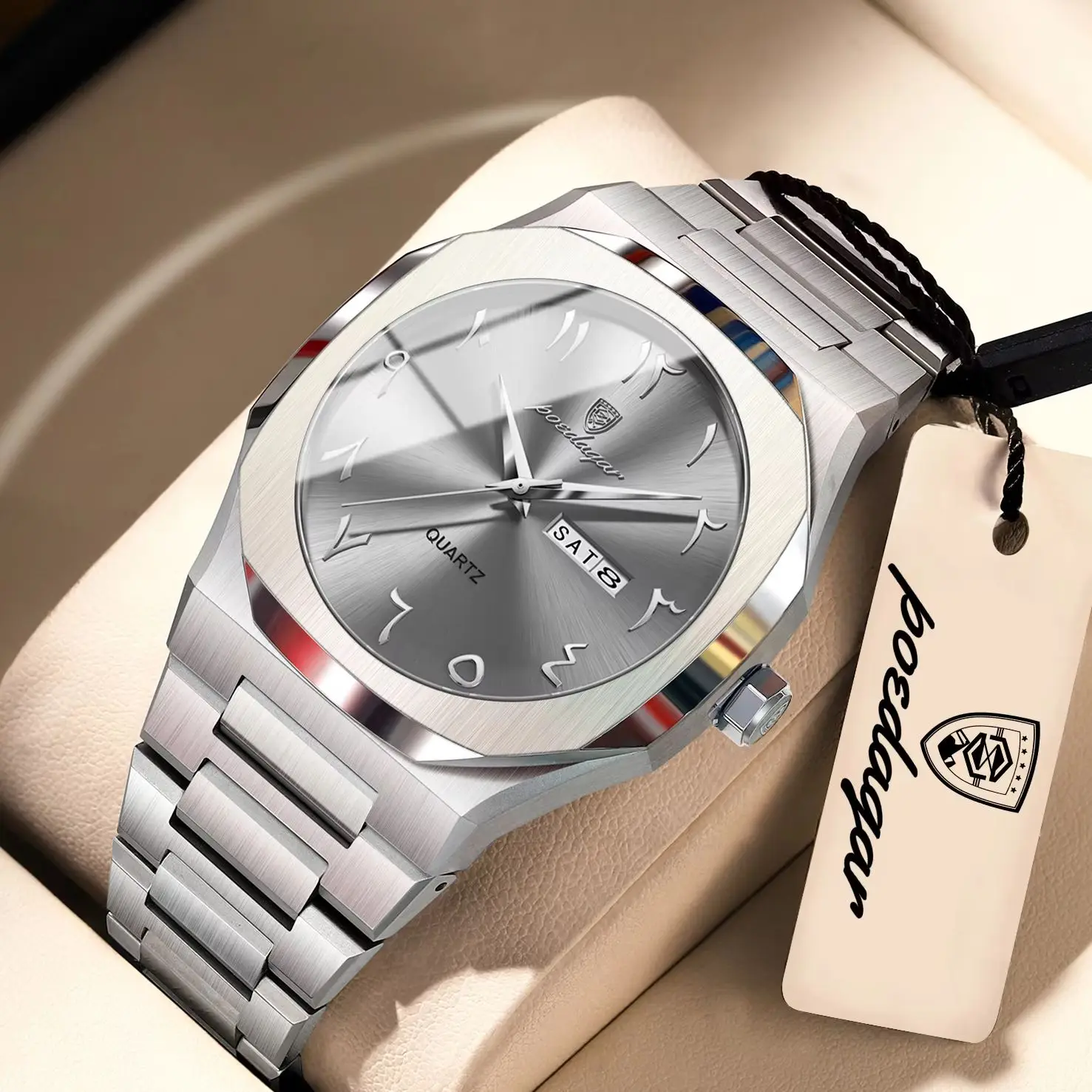 POEDAGAR Luxury Trendy Men's Watches Waterproof Week Date Business Men Wristwatch Quartz Stainless Steel Fashion Man Clock Reloj
POEDAGAR Luxury Trendy Men's Watches Waterproof Week Date Business Men Wristwatch Quartz Stainless Steel Fashion Man Clock Reloj