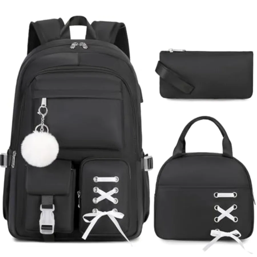 Backpacks for Girls, Girls Backpack with Lunch Box and Pencil Pouch for Teens Girl Elementary Middle High School College Studen
Backpacks for Girls, Girls Backpack with Lunch Box and Pencil Pouch for Teens Girl Elementary Middle High School College Studen