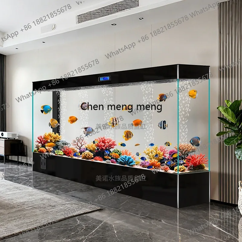 Automatic water-free fish tank living room, new home screen, ultra-white glass aquarium
Automatic water-free fish tank living room, new home screen, ultra-white glass aquarium