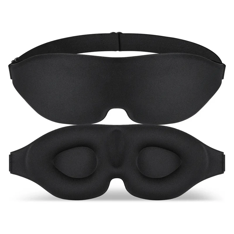 Adjustable Travel Blackout Blindfold Black Zero Pressure 3D Contoured Memory Foam Sleeping Eye Mask
Adjustable Travel Blackout Blindfold Black Zero Pressure 3D Contoured Memory Foam Sleeping Eye Mask