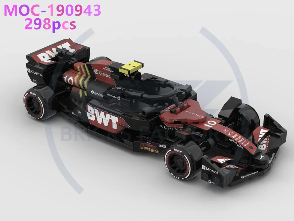 MOC- 190943 гоночный автомобиль, 298 шт., совместимые строительные игрушечные блоки для детских рождественских подарков
MOC- 190943 гоночный автомобиль, 298 шт., совместимые строительные игрушечные блоки для детских рождественских подарков