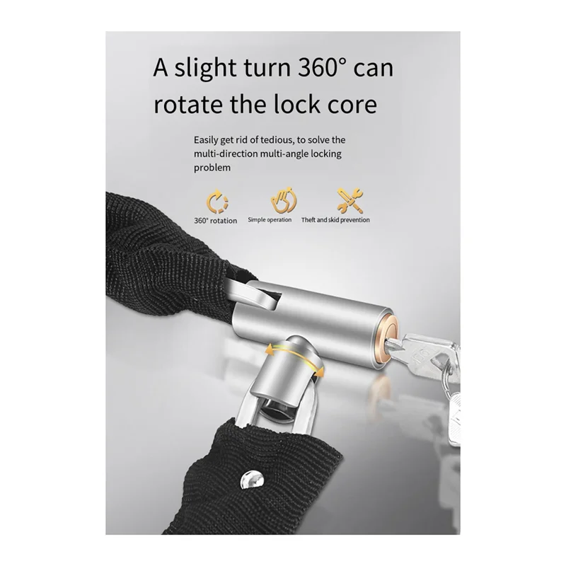 A51Q-Bicycle Chain Lock Portable Anti-Theft High Security Mountain Bike Lock Portable Anti-Theft Chain Lock Bike Accessories
A51Q-Bicycle Chain Lock Portable Anti-Theft High Security Mountain Bike Lock Portable Anti-Theft Chain Lock Bike Accessories