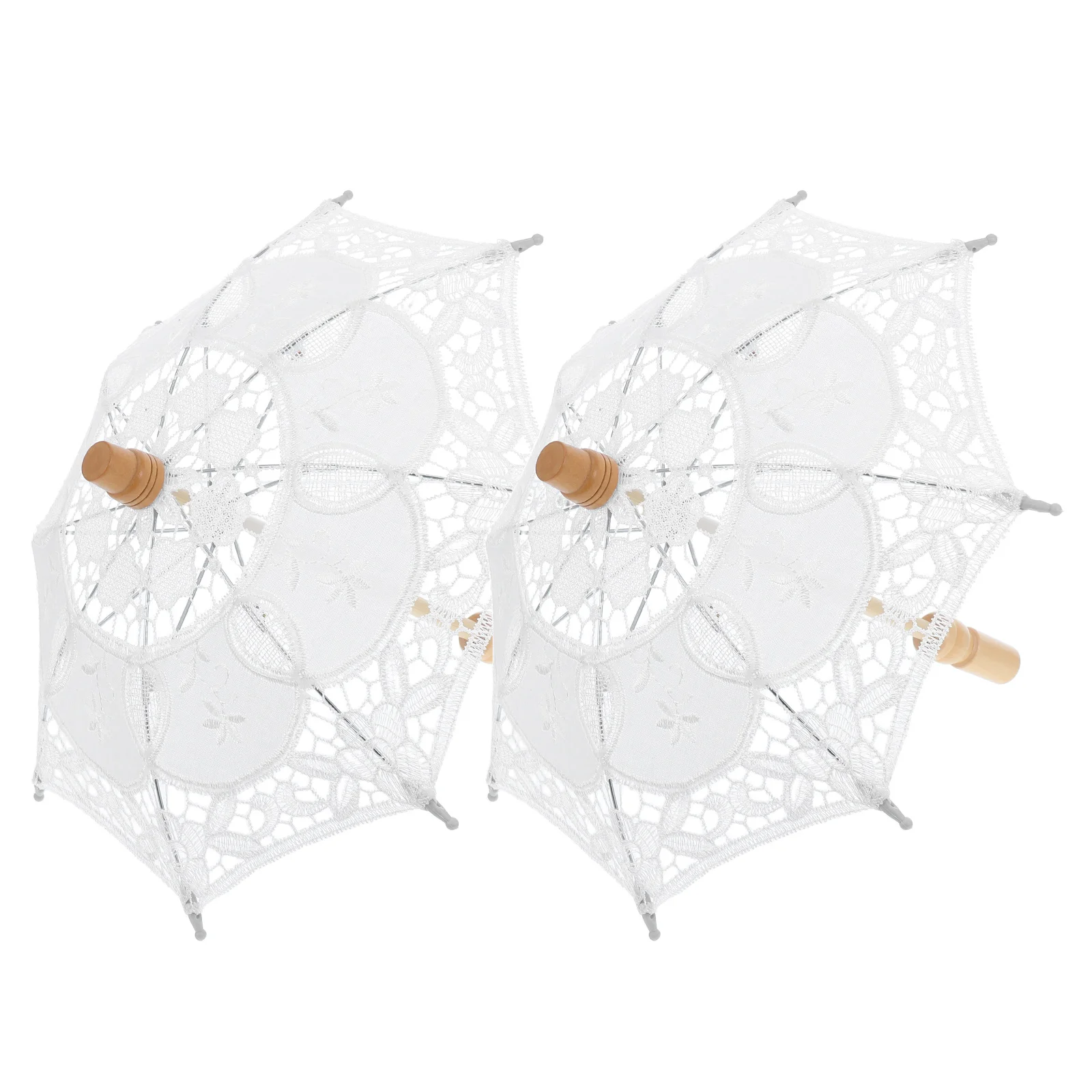 2Pcs White Lace Parasol 15CM Cotton Wedding Photography Props Elegant Bridal Accessory Tea Umbrella Ornament
2Pcs White Lace Parasol 15CM Cotton Wedding Photography Props Elegant Bridal Accessory Tea Umbrella Ornament