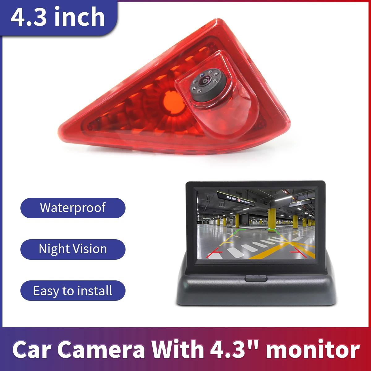 Car Brake Light Reverse Camera With TFT LCD Car Folding Monitor For Nissan NV400 Renault Master 3 Opel Movano
Car Brake Light Reverse Camera With TFT LCD Car Folding Monitor For Nissan NV400 Renault Master 3 Opel Movano